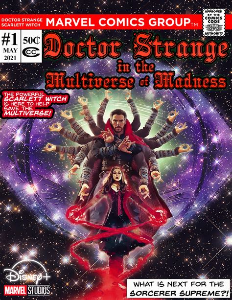 Doctor Strange Multiverse Madness - Retro Style Comic Book Cover Art ...