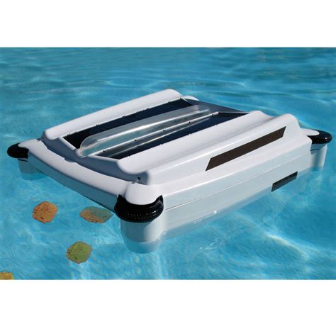 The First Solar Powered Robotic Pool Skimmer - Hammacher Schlemmer