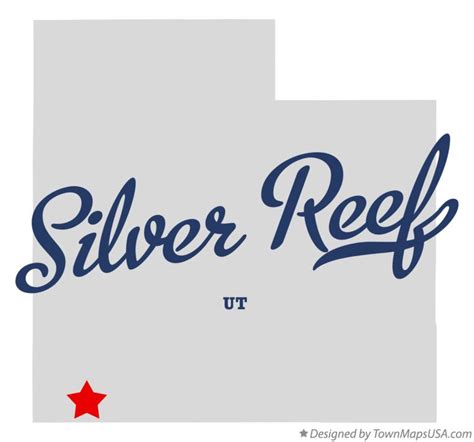 Map of Silver Reef, UT, Utah