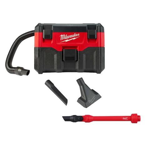 Milwaukee M18 18-Volt 2 Gal. Lithium-Ion Cordless Wet/Dry Vacuum and ...