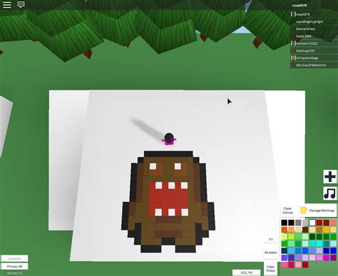 ROBLOX Pixel Art Creator: Domo by KoopaKlan on DeviantArt