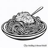 Spaghetti Coloring Pages  Free & Printable sketch template