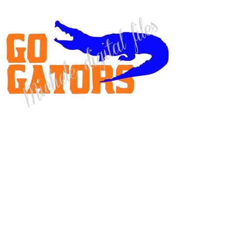 Go Gators Svg Gators Svg Gators Silhouette File Gators | Etsy