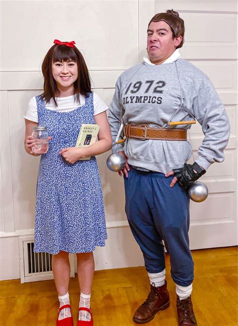 Couples costume | Matilda costume, Clever halloween costumes, Halloween costume outfits