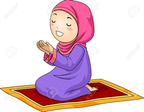 Clipart Of Little Girl Praying