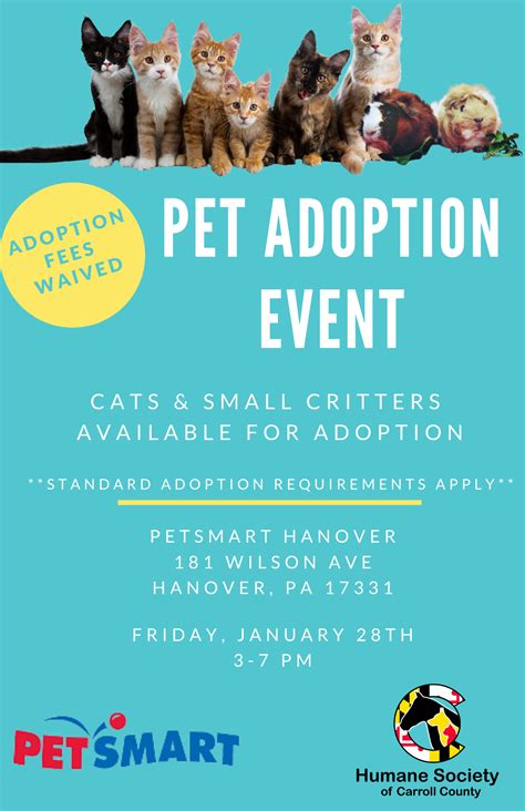 Adoption Event-PetSmart Hanover, PA - Humane Society of Carroll County