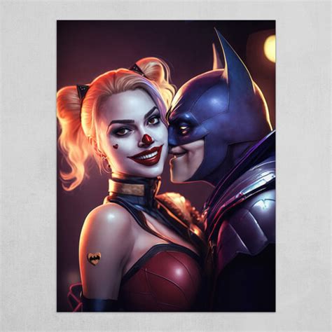 Batman Kiss Harley Quinn by ZARTA WANG