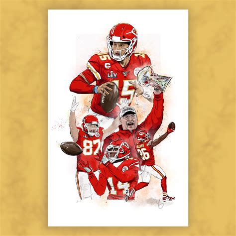 Just finished my Chiefs Superbowl Fan Art! : r/KansasCityChiefs