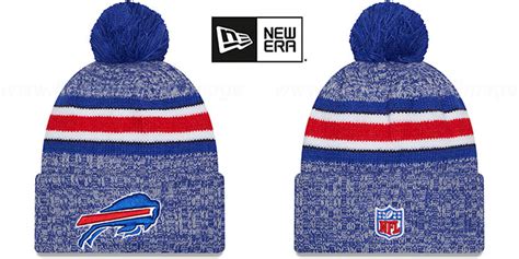 Buffalo Bills 2023 SIDELINE Knit Beanie Hat by New Era