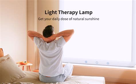 Amazon.com: Light Therapy Lamp, UV-Free 10000 Lux Therapy Light Timer, Memory Function ...