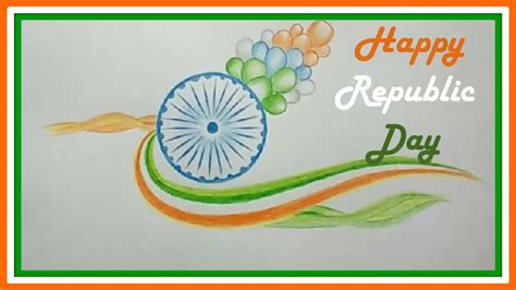 Republic Day 26 January Drawing - Edit your name on republic day 2019 ...