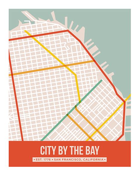 Modern city map posters that inspire wanderlust