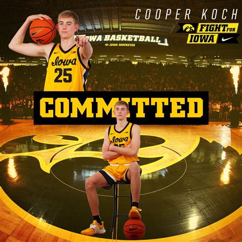 Illinois 2024 forward Cooper Koch commits to Iowa basketball team ...