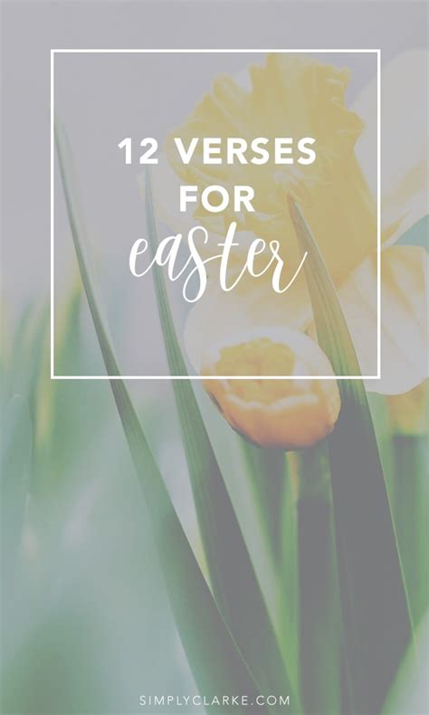 Printable Easter Verses For Cards