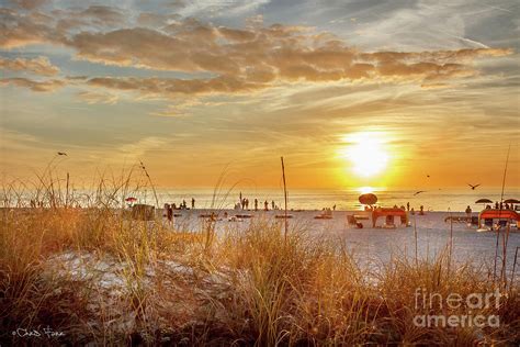 Sunset on St. Pete Beach Photograph by Chris Farr