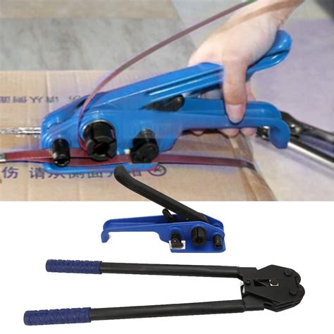 OTVIAP 2Pcs Blue Manual Steel Strap Tensioner Crimper Belts Strapping ...