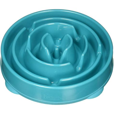 Outward Hound Fun Feeder Slo Bowl, Slow Feeder Dog Bowl, Turquoise ...