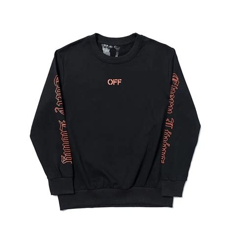 Vlone x OFF-WHITE Sweatshirt – Orange - Vlone CA