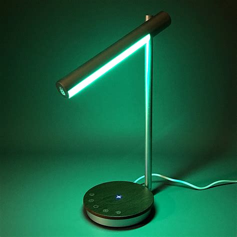 Best Buy: UltraBrite SCOT II Silver Modern Style LED Desk Lamp with Wireless Charging & Mood ...