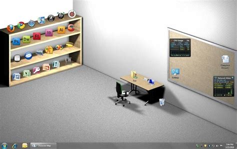 28 Gorgeous Ways To Redesign Your Computer Desktop Office Wallpaper, Office Desktop, Computer ...