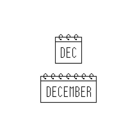 December Calendar Logo Icon 32310597 Vector Art at Vecteezy