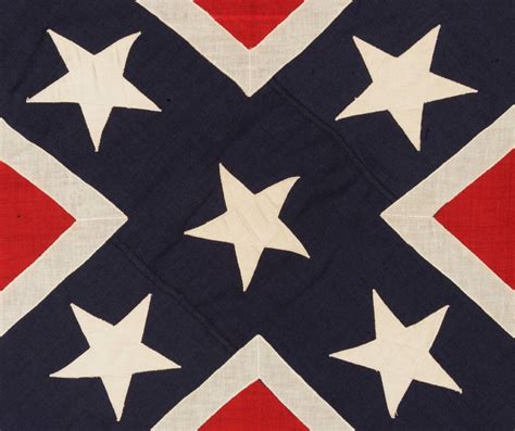 Confederate Southern Cross Battle Flag, Reunion Era, Made in Richmond, Virginia For Sale at 1stdibs