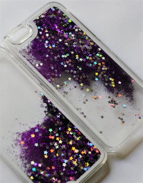 The LIQUID GLITTER Case PURPLE iPhone 6