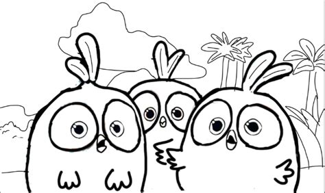 Angry Birds Blues 2 Coloring Page - Free Printable Coloring Pages for Kids