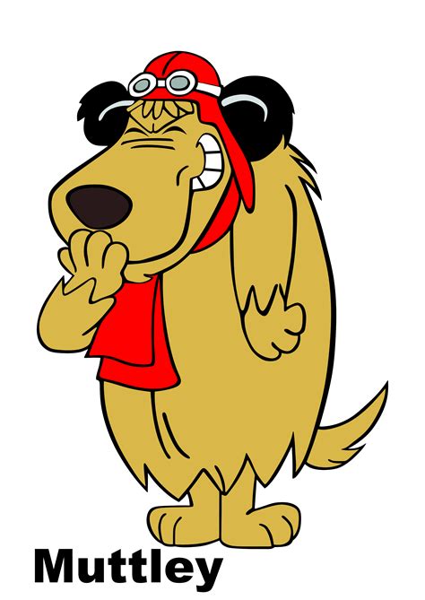 a cartoon dog with glasses and a red hat