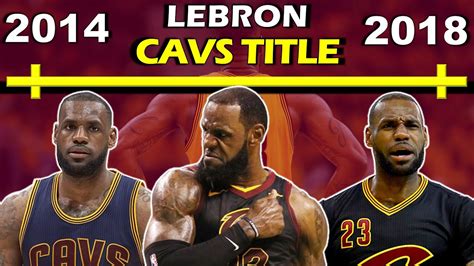 Timeline of LEBRON JAMES' CAREER | Cavaliers Championship - YouTube