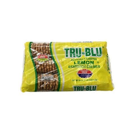 Tru Blu Lemon Creme Cookies (24 oz) - Instacart