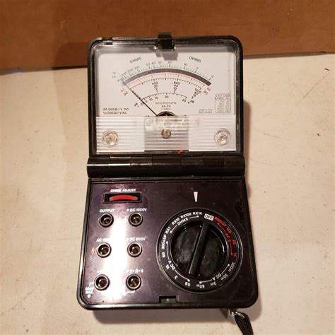 Lot# 39 - Vintage Micronta 22-211A Multitester * Tool - Puget Sound Seller Managed Estate Sale ...