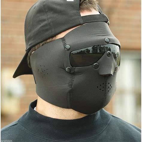 Neoprene Face Mask with Smoke Lens - Black - Swiss Eye | Military ...