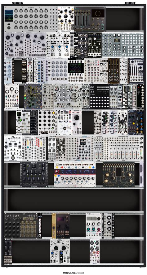 mdoudoroff’s current rack - Eurorack Modular System from mdoudoroff on ModularGrid