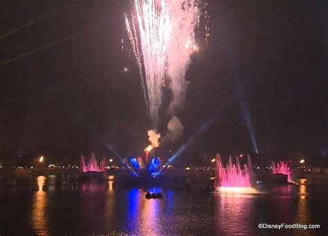 epcot fireworks | the disney food blog