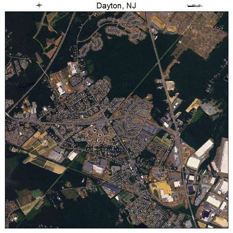 Aerial Photography Map of Dayton, NJ New Jersey