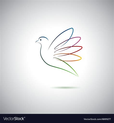 Dove logo Royalty Free Vector Image - VectorStock