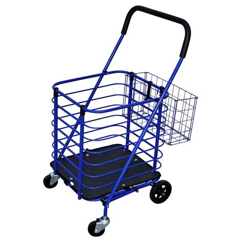 Reviews for Milwaukee Steel Shopping Cart in Blue with Accessory Basket | Pg 4 - The Home Depot