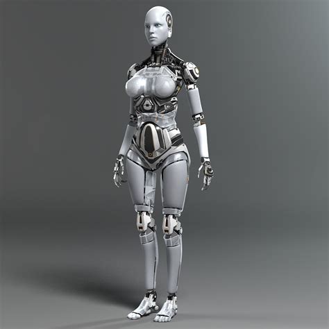 This high resolution photo-realistic female robot is especially suited for use in movies/films ...