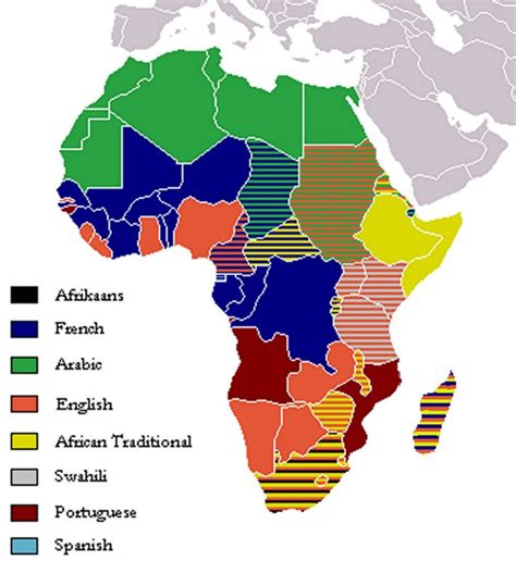 Map Of Spanish Speaking Countries In Africa