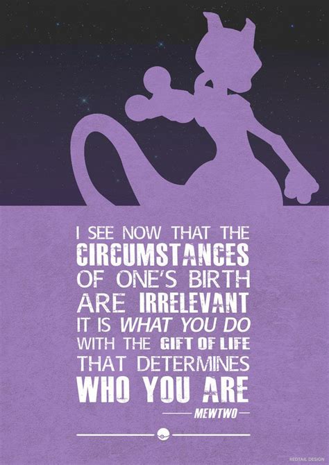 Mewtwo Pokemon Quote Poster | Pokemon quotes, Pokemon, Mewtwo