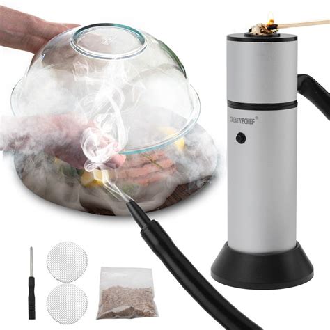 Food Smoking Gun Handheld Meat Smoker Portable Cold Smoker for Cooking ...