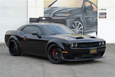 Dodge Challenger SRT Hellcat Redeye Black with 22inch Forgiato Maglia Aftermarket Whe… | Dodge ...