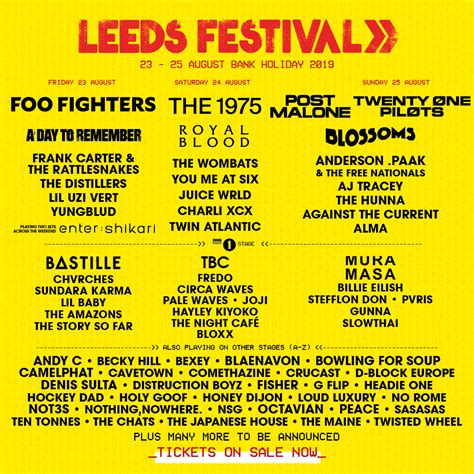 Rockstar Energy presents Leeds Festival | 50 new names come crashing ...