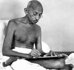 article writing on mahatma gandhi