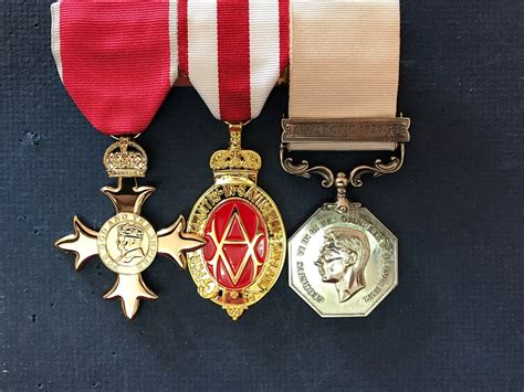 REPLICA MEDAL GROUP, OBE, ALBERT MEDAL AND POLAR MEDAL - Quarterdeck ...