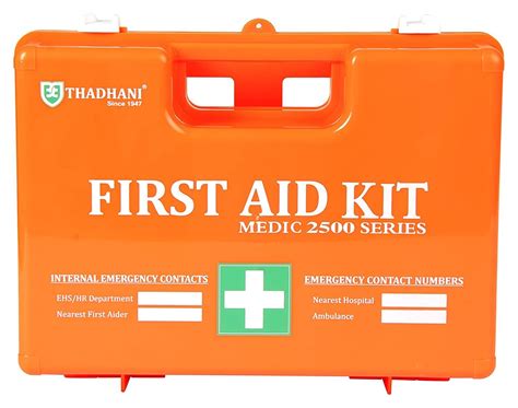 ABS Plastic Industrial First Aid Kit, Packaging Type: Box, Rs 1100 /unit | ID: 22977981733