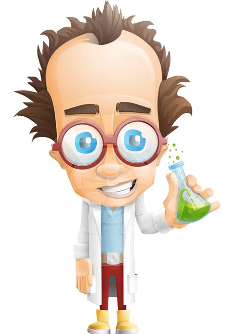 Mad Scientist Cartoon