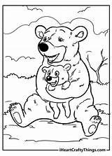 30 Bear Coloring Pages 100% Free Printable sketch template