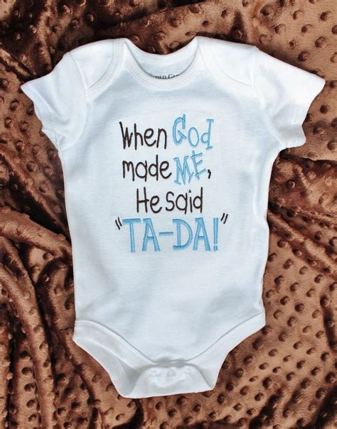 45 Funny Baby Onesies With Cute And [Clever Sayings] | Baby onesies, New baby products, Baby clothes